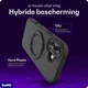 Buddi Frost Apple iPhone 17 Hoesje MagSafe Ring Stand Matte Zwart afbeelding 3