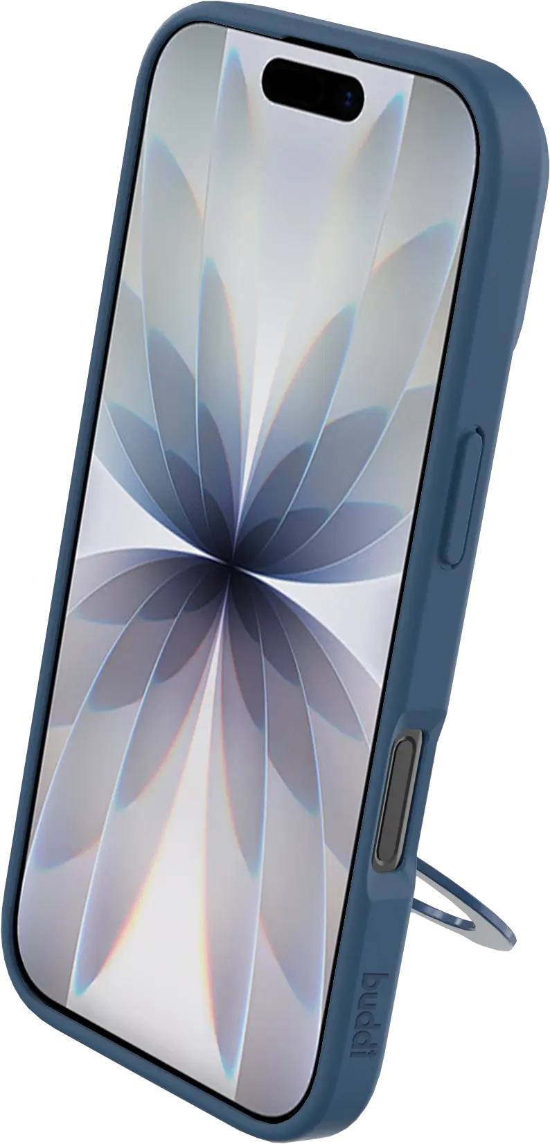Buddi Frost Apple iPhone 17 Hoesje MagSafe Ring Stand Matte Donker Blauw afbeelding 13