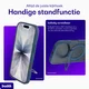 Buddi Frost Apple iPhone 17 Hoesje MagSafe Ring Stand Matte Donker Blauw afbeelding 2