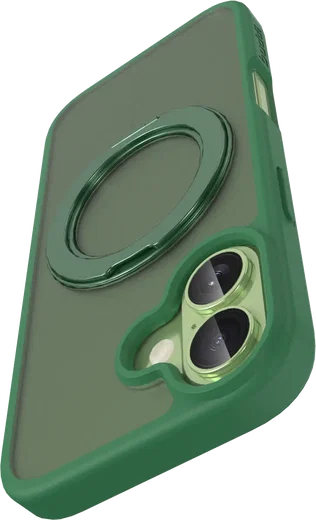 Buddi Frost Apple iPhone 17 Hoesje MagSafe Ring Stand Matte Groen afbeelding 11