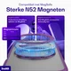 Buddi Frost Apple iPhone 17 Hoesje MagSafe Ring Stand Matte Paars afbeelding 5