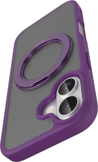 Buddi Frost Apple iPhone 17 Hoesje MagSafe Ring Stand Matte Paars afbeelding 11