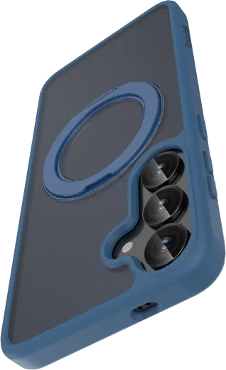 Buddi Frost Samsung S25 / S24 Hoesje MagSafe Ring Stand Matte Donker Blauw afbeelding 10