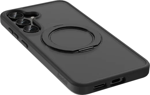 Buddi Frost Samsung S25 Plus / S24 Plus Hoesje MagSafe Stand Matte Zwart afbeelding 11