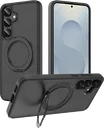 Buddi Frost Samsung S25 Plus / S24 Plus Hoesje MagSafe Stand Matte Zwart