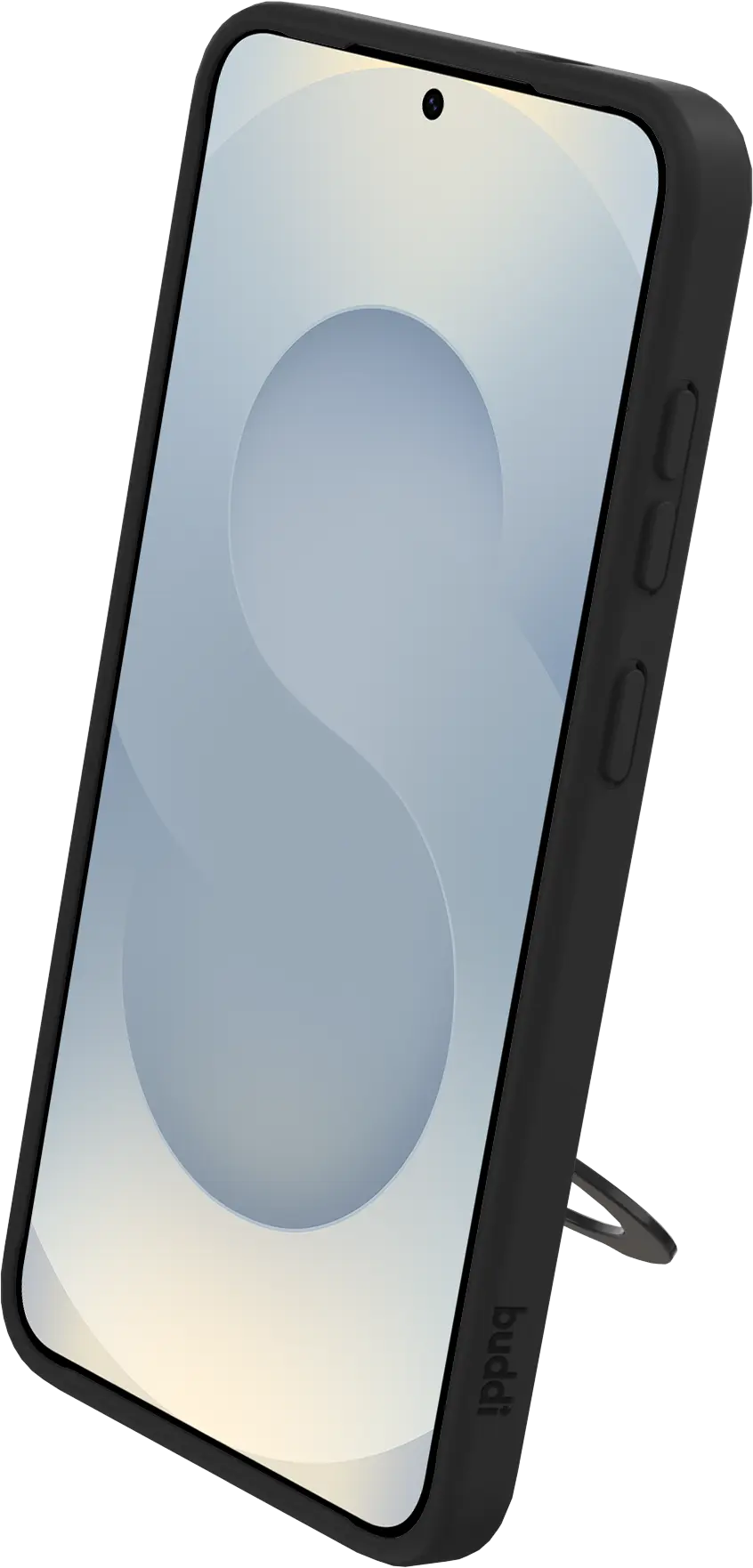 Buddi Frost Samsung S25 Plus / S24 Plus Hoesje MagSafe Stand Matte Zwart afbeelding 9