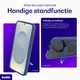 Buddi Frost Samsung S25 Plus / S24 Plus Hoesje MagSafe Stand Matte Donker Blauw afbeelding 2