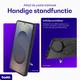 Buddi Frost Samsung S25 Ultra Hoesje MagSafe Ring Stand Matte Zwart afbeelding 2