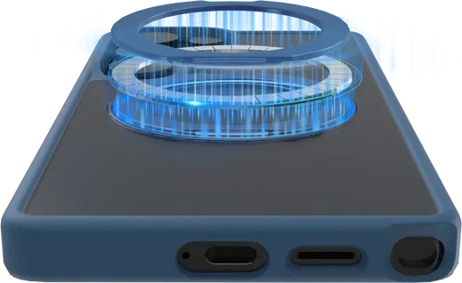 Buddi Frost Samsung S25 Ultra Hoesje MagSafe Ring Stand Matte Donker Blauw afbeelding 6