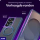 Buddi Frost Samsung S25 Ultra Hoesje MagSafe Ring Stand Matte Donker Blauw afbeelding 4