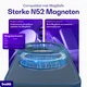 Buddi Frost Apple iPhone 16 Pro Max Hoesje MagSafe Ring Stand Matte Donker Blauw afbeelding 4