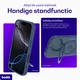 Buddi Frost Apple iPhone 16 Pro Max Hoesje MagSafe Ring Stand Matte Donker Blauw afbeelding 3