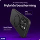 Buddi Frost Apple iPhone 14 Pro Hoesje MagSafe Ring Stand Matte Zwart afbeelding 3
