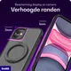 Buddi Frost Apple iPhone 11 Hoesje MagSafe Ring Stand Matte Zwart afbeelding 3
