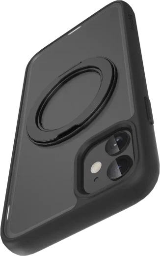 Buddi Frost Apple iPhone 11 Hoesje MagSafe Ring Stand Matte Zwart afbeelding 11