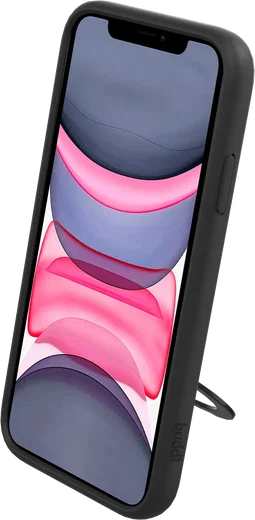 Buddi Frost Apple iPhone 11 Hoesje MagSafe Ring Stand Matte Zwart afbeelding 10
