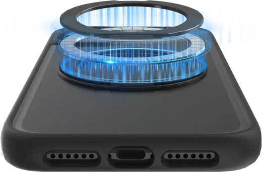 Buddi Frost Apple iPhone 11 Hoesje MagSafe Ring Stand Matte Zwart afbeelding 7