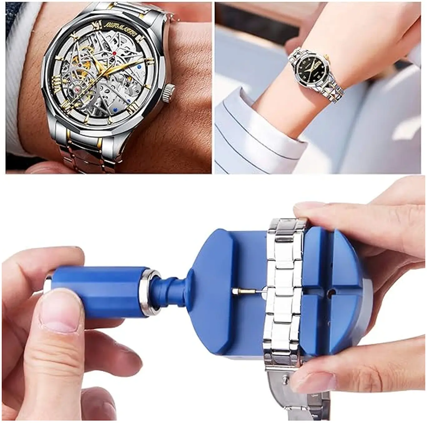 SBG Horloge Gereedschap Box voor Horlogebandjes en Batterij vervangen afbeelding 15