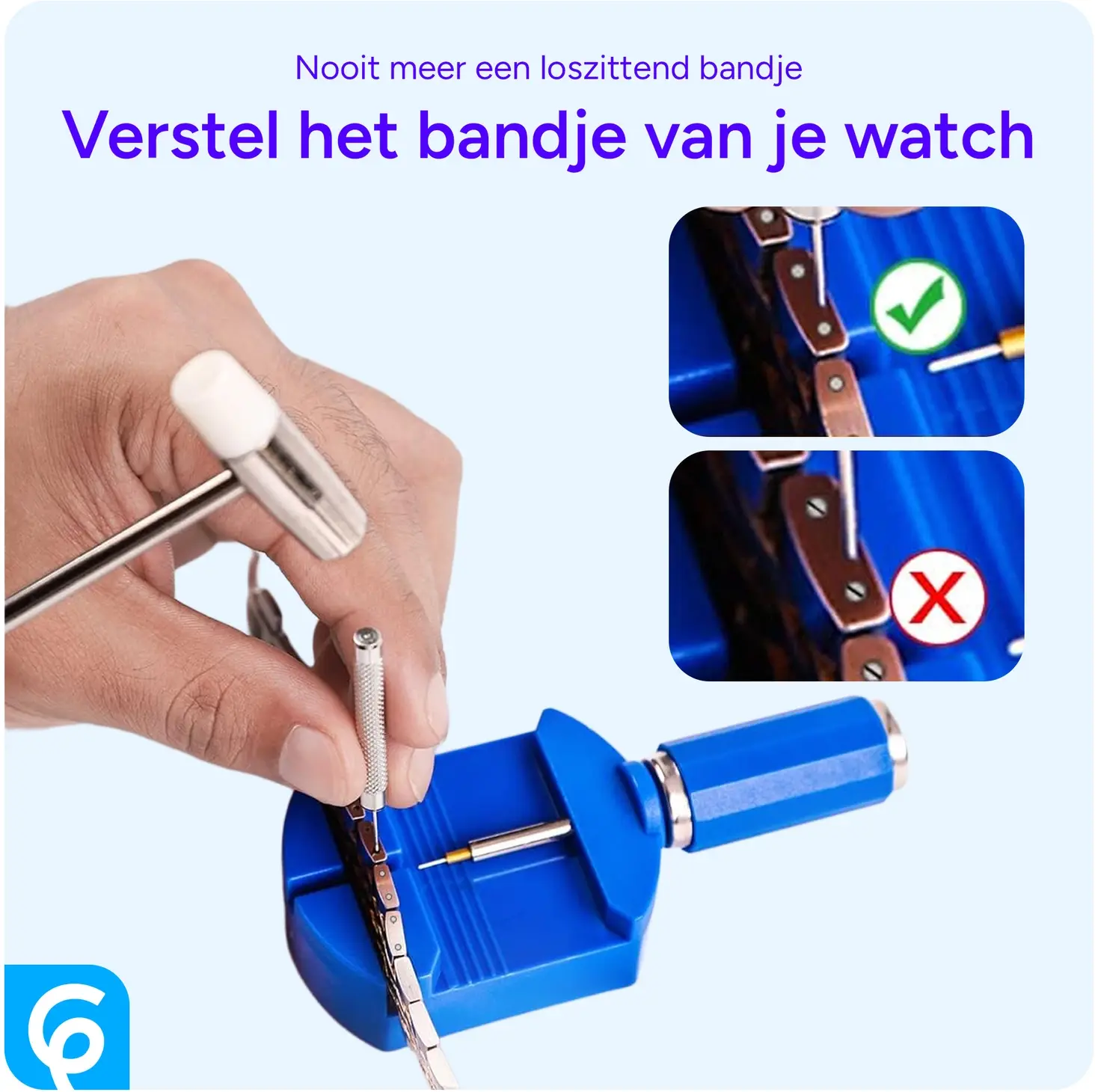 SBG Horloge Gereedschap Box voor Horlogebandjes en Batterij vervangen afbeelding 12