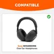 SBG Sony WH-1000XM6 Koptelefoon Vervangende Hoofdkussens Zwart afbeelding 2