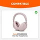 SBG Sony WH-1000XM6 Koptelefoon Vervangende Hoofdkussens Roze afbeelding 2