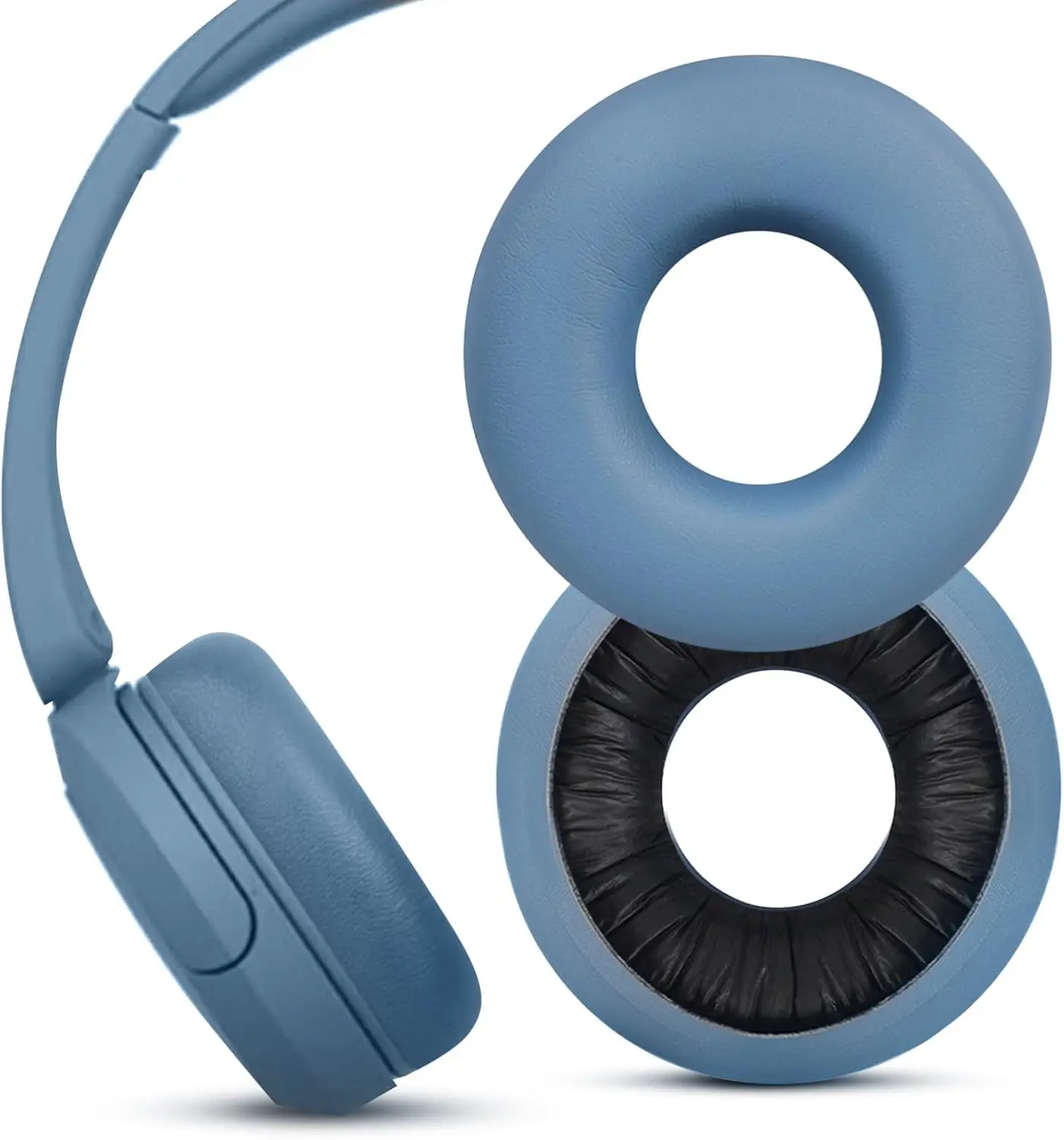 SBG Sony WH-CH520 Koptelefoon Vervangende Hoofdkussens Blauw afbeelding 1
