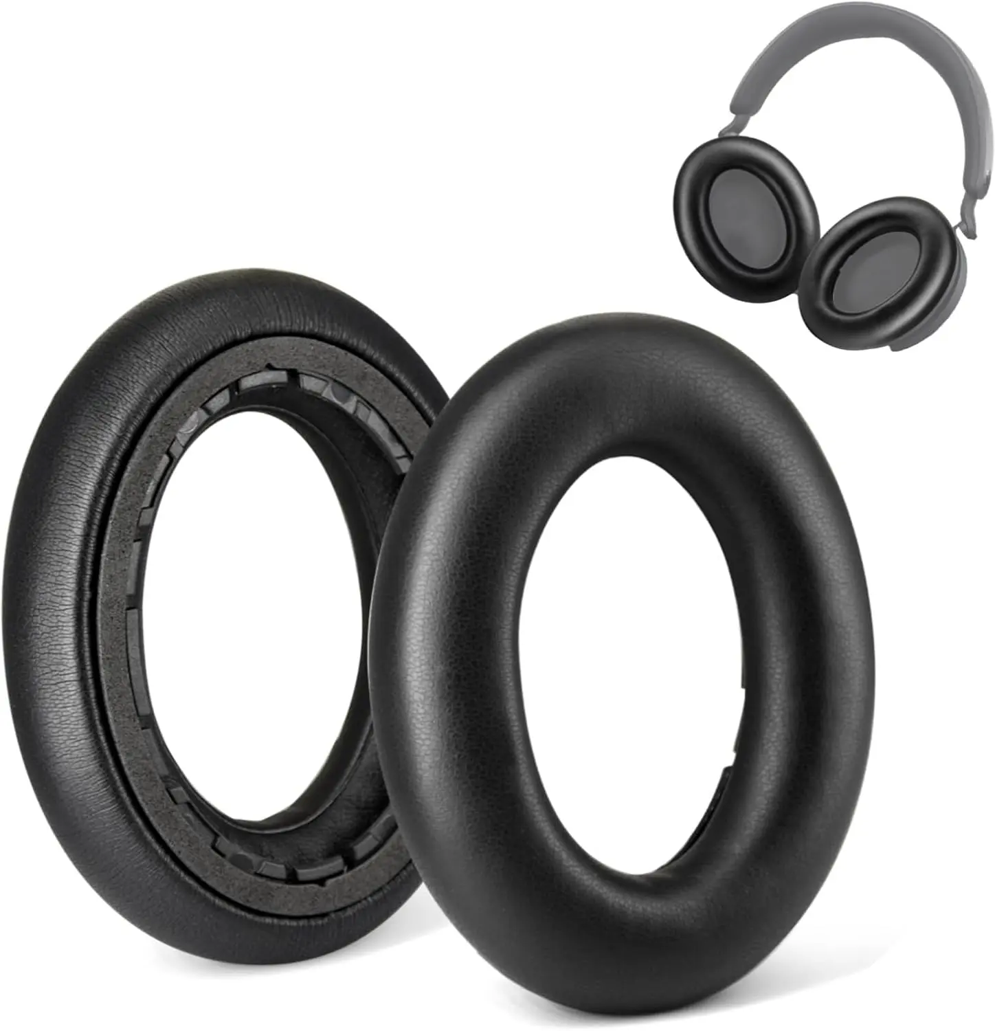 SBG Sennheiser Accentum Koptelefoon Vervangende Hoofdkussens Zwart afbeelding 1