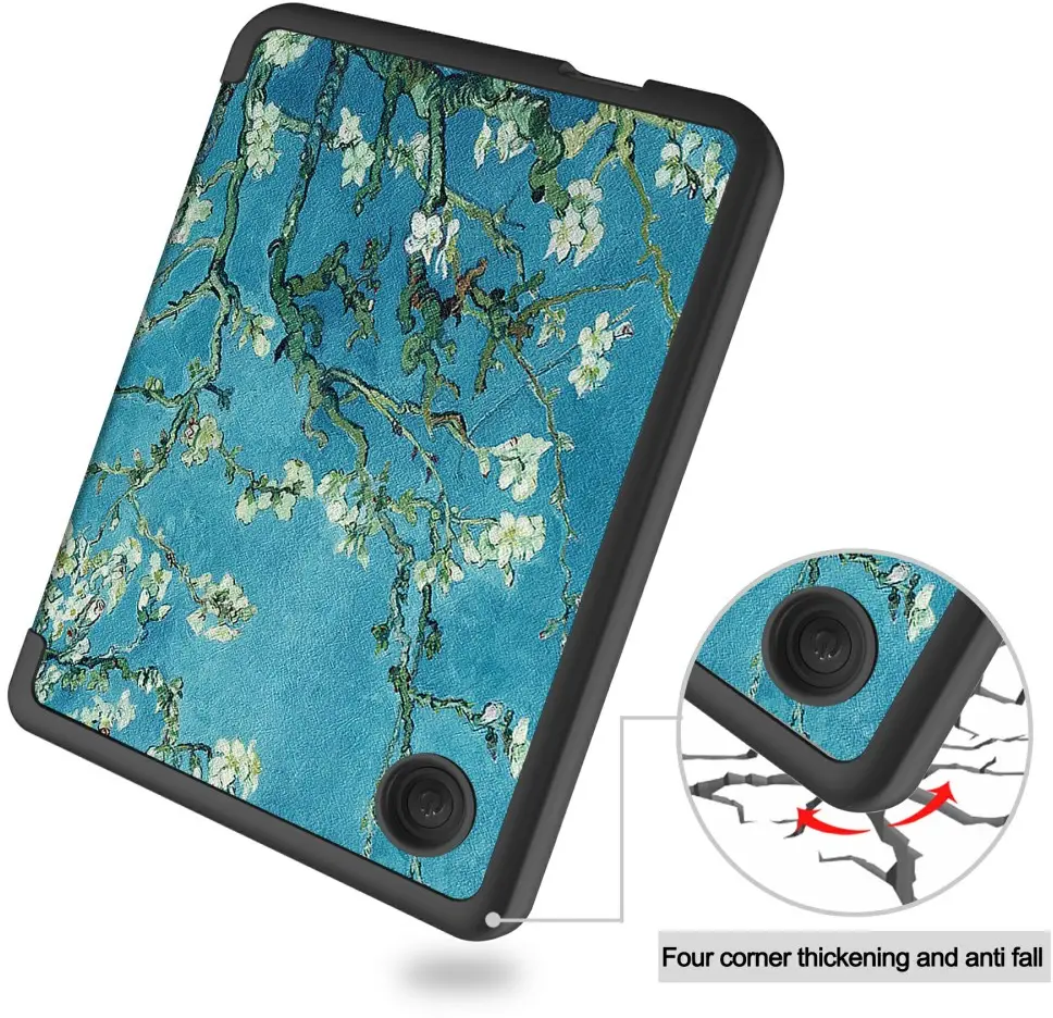 Origineel Kobo Clara Colour/Clara BW Hoes SleepCover Book Case Standaard Bloemen afbeelding 5