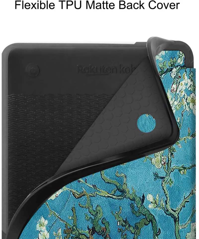 Origineel Kobo Clara Colour/Clara BW Hoes SleepCover Book Case Standaard Bloemen afbeelding 4