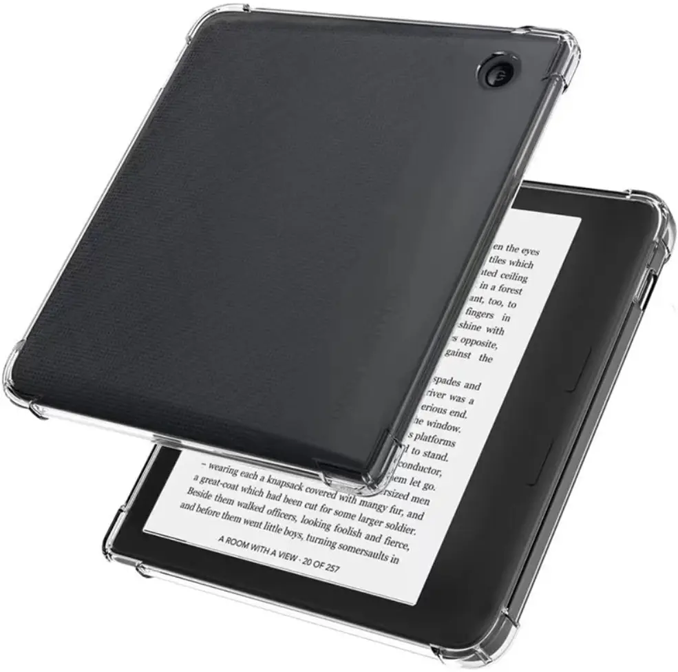 Kobo Libra 2 Hoes Schokbestendige TPU Back Cover Transparant afbeelding 4