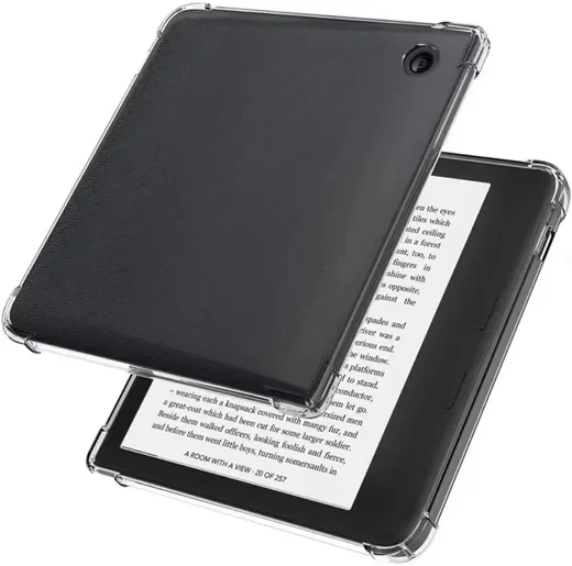 Kobo Libra 2 Hoes Schokbestendige TPU Back Cover Transparant afbeelding 4