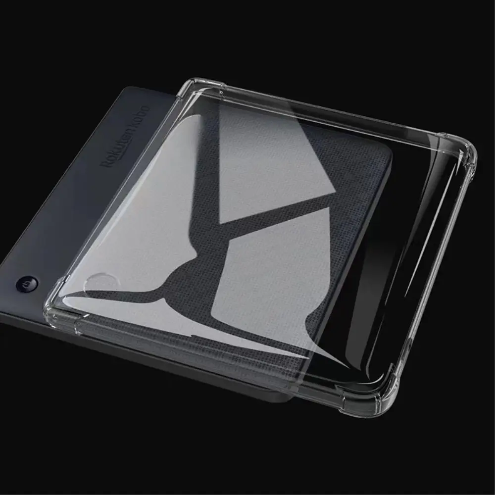 Kobo Libra 2 Hoes Schokbestendige TPU Back Cover Transparant afbeelding 2