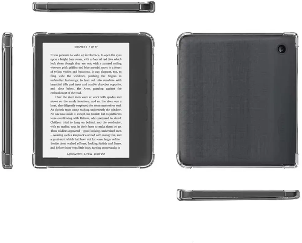 Kobo Libra 2 Hoes Schokbestendige TPU Back Cover Transparant afbeelding 6