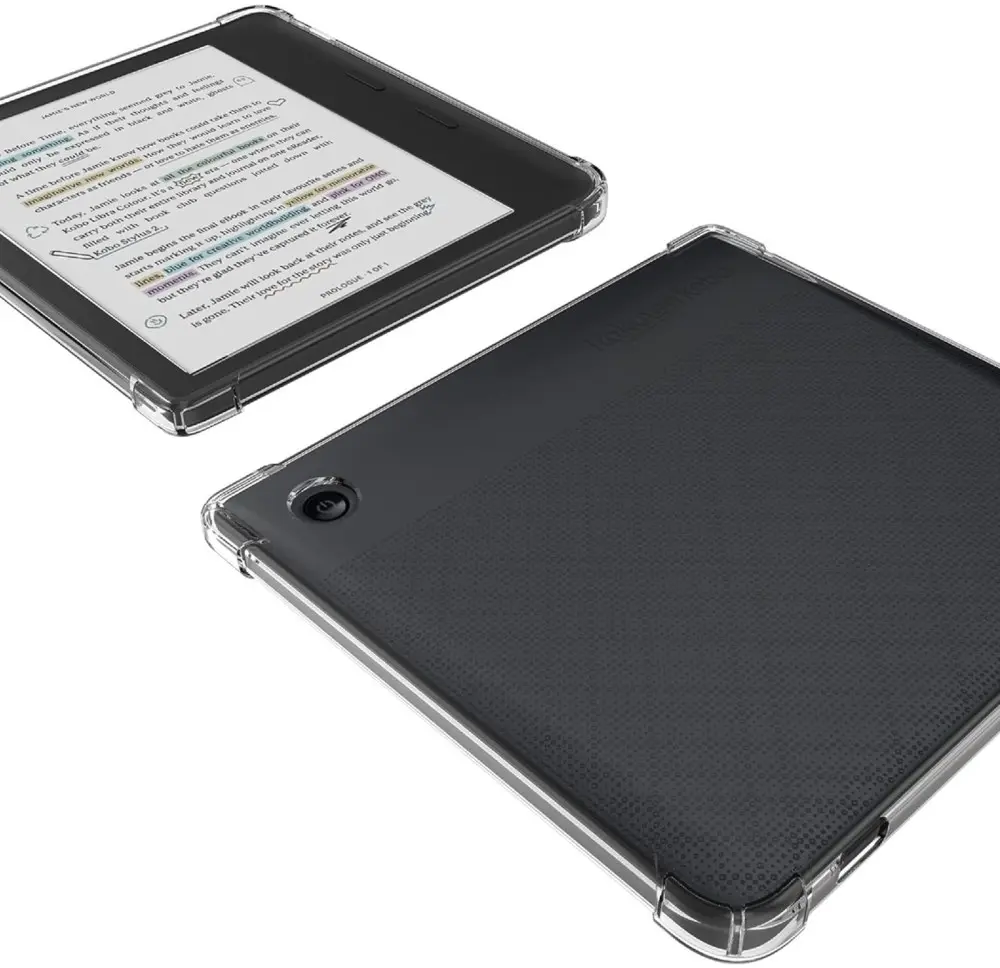 Kobo Libra Colour Hoes Schokbestendige TPU Back Cover Transparant afbeelding 3