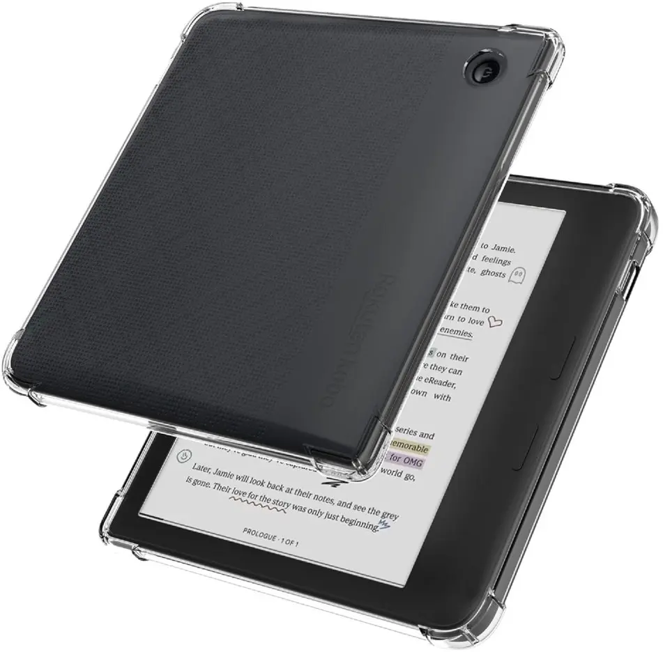 Kobo Libra Colour Hoes Schokbestendige TPU Back Cover Transparant afbeelding 2