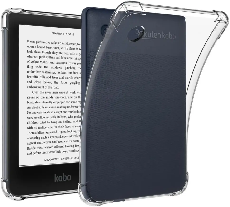 Kobo Clara 2E Hoes Schokbestendige TPU Back Cover Transparant afbeelding 1