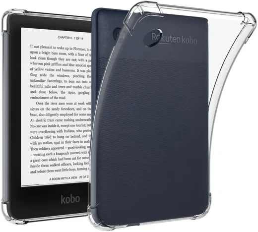 Kobo Clara 2E Hoes Schokbestendige TPU Back Cover Transparant afbeelding 1