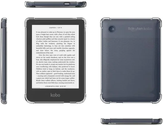 Kobo Clara 2E Hoes Schokbestendige TPU Back Cover Transparant afbeelding 6