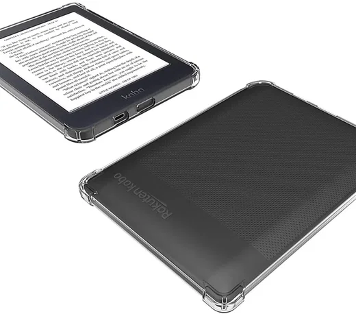 Kobo Clara HD Hoes Schokbestendige TPU Back Cover Transparant afbeelding 3
