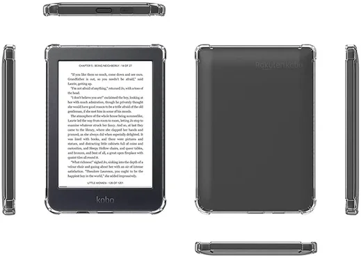 Kobo Clara HD Hoes Schokbestendige TPU Back Cover Transparant afbeelding 6