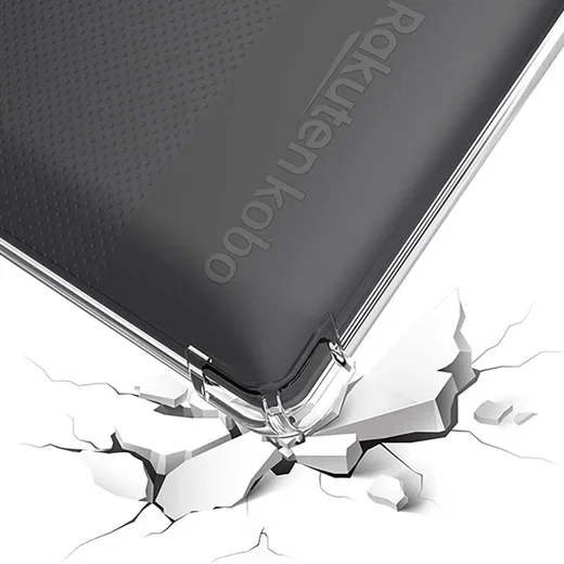 Kobo Clara HD Hoes Schokbestendige TPU Back Cover Transparant afbeelding 4