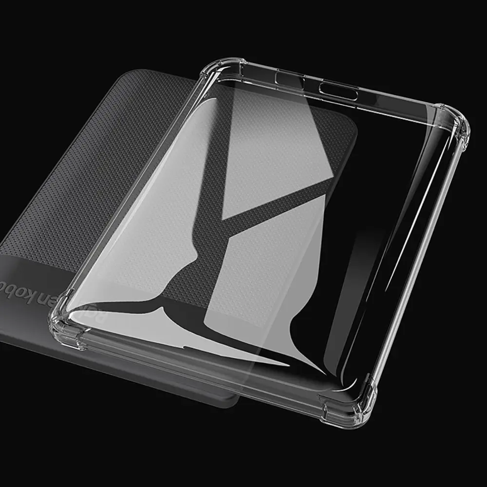 Kobo Clara HD Hoes Schokbestendige TPU Back Cover Transparant afbeelding 5