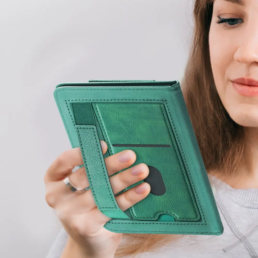 Origineel Kobo Clara Colour / Clara 2E Hoes SleepCover Book Case Standaard Groen afbeelding 5