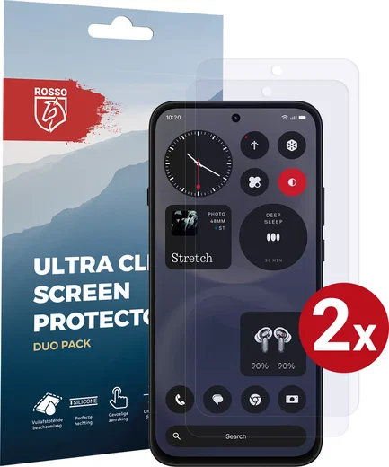 Rosso Nothing Phone 4b Screen Protector Case Friendly Folie Duo Pack afbeelding 1