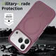 Apple iPhone 18 Pro Hybrid Hoesje met MagSafe Back Cover Matte Burgundy afbeelding 2
