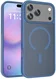 Apple iPhone 18 Pro Hybrid Hoesje met MagSafe Back Cover Matte Lichtblauw