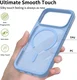 Apple iPhone 18 Pro Max Hybrid Hoesje met MagSafe Back Cover Matte Licht Blauw afbeelding 8