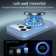 Apple iPhone 18 Pro Max Hybrid Hoesje met MagSafe Back Cover Matte Licht Blauw afbeelding 4