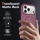 iPhone 18 Pro Max Hoesje Full Protect 360° Cover met MagSafe Matte Burgundy afbeelding 4