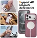 iPhone 18 Pro Max Hoesje Full Protect 360° Cover met MagSafe Matte Burgundy afbeelding 8